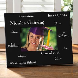 Personalized Graduation Photo Frame   Words to Inspire
