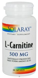 Solaray   L Carnitine 500 mg.   60 Capsules