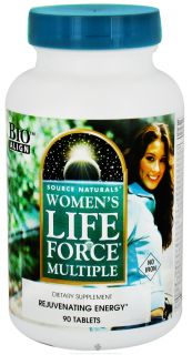 Source Naturals   Life Force Womens Multiple Rejuvenating Energy No Iron   90 Tablets