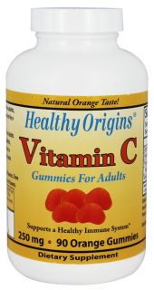 Healthy Origins   Vitamin C Gummies For Adults Orange 250 mg.   90 Gummies