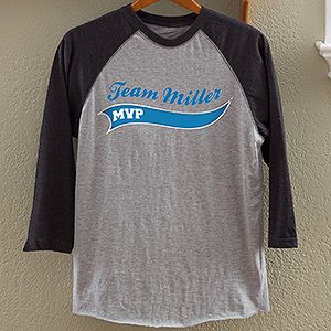 Personalized Baseball T Shirts   Father & Son Team