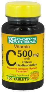 Good N Natural   Vitamin C with Citrus Bioflavonoids 500 mg.   100 Tablets