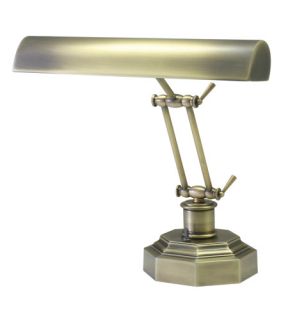 Piano Or Desk 2 Light Desk Lamps in Antique Brass P14 203 AB