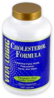 Vita Logic   Cholesterol Formula Essential Fatty Acids Policosanol Garlic & More   90 Capsules