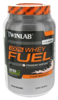 Twinlab   100% Whey Fuel Strawberry Shortcake   2 lbs.