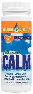 Natural Vitality   Natural Calm Anti Stress Drink Orange Flavor   8 oz.