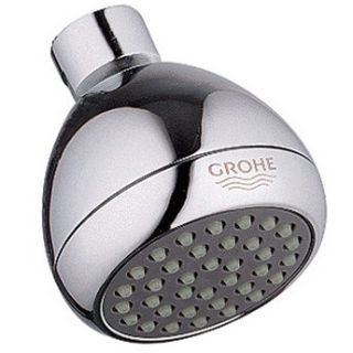 Grohe Relexa Non Adjustable Shower Head, WaterCare   Chrome