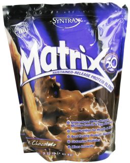Syntrax   Matrix 5.0 Sustained Release Protein Blend Milk Chocolate   5.32 lbs.