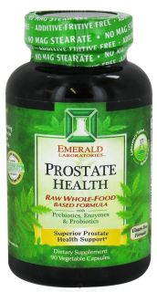 Emerald Labs   Prostate Health Raw Whole Food Based Formula   90 Vegetarian Capsules