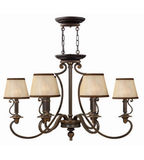 Plymouth 6 Light Chandeliers in Olde Bronze 4245OB