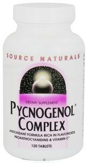 Source Naturals   Pycnogenol Complex   120 Tablets