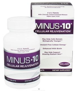 Natrol   Minus 10 Cellular Rejuvenation   120 Tablets
