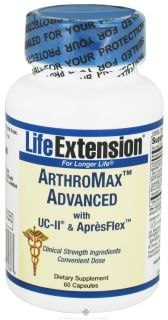 Life Extension   Arthromax Advanced with UC II & ApresFlex   60 Capsules