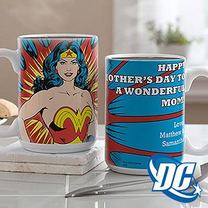 Mothers Day Gifts    Large Comic Superhero Coffee Mugs   Wonder Woman