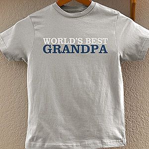 Fathers Day Gifts    Personalized Grandpa T Shirts   Grandpas Favorite