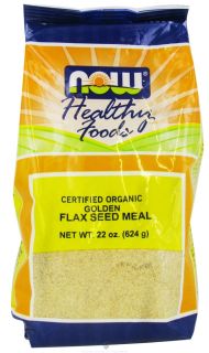 NOW Foods   Golden Flax Meal Organic   18 oz.
