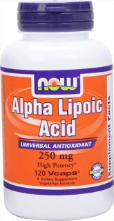 NOW Foods   Alpha Lipoic Acid 250 mg.   120 Vegetarian Capsules