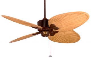 Louvre Indoor Ceiling Fans in Rust FP1320RS