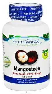 FruitrientsX   Mangosteen 61 Extract   60 Vegetarian Capsules