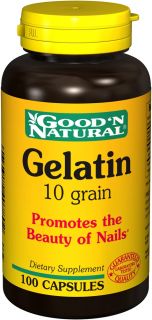 Good N Natural   Gelatin 10 Grain   100 Capsules