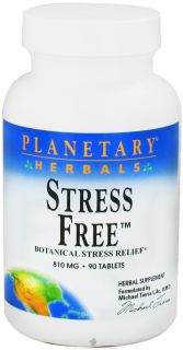 Planetary Herbals   Stress Free 810 mg.   90 Tablets