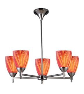 Celina 5 Light Chandeliers in Polished Chrome 10155/5PC M