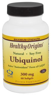 Healthy Origins   Ubiquinol Kaneka QH 300 mg.   60 Softgels
