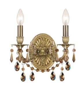 Gramercy 2 Light Wall Sconces in Aged Brass 5522 AG GT MWP