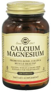 Solgar   Calcium Magnesium   100 Tablets