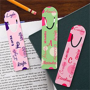 Personalized Bookmarks for Girls   My Name