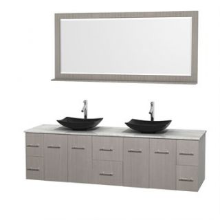 Centra 80 Double Bathroom Vanity Set for Vessel Sinks by Wyndham Collection   G