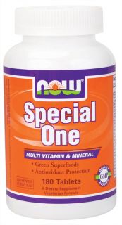 NOW Foods   Special One Multiple Vitamin with Green Superfoods   180 Tablets