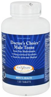 Enzymatic Therapy   Doctors Choice Multivitamin For Male Teens   120 Tablets