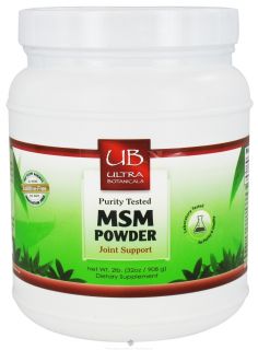 Ultra Botanicals   MSM Powder Joint Support   2 lbs.