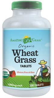 Amazing Grass   Wheat Grass 1000 mg.   200 Tablets