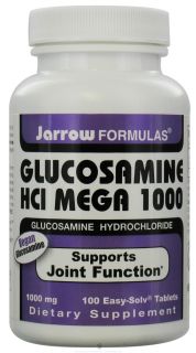 Jarrow Formulas   Glucosamine HCl Mega 1000 mg.   100 Tablets
