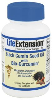 Life Extension   Black Cumin Seed Oil with Bio Curcumin   60 Softgels