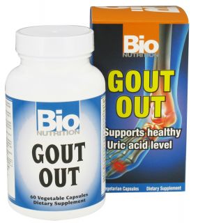 Bio Nutrition   Gout Out   60 Vegetarian Capsules