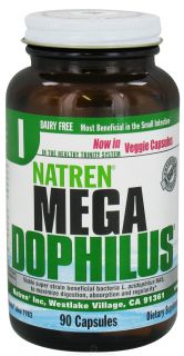 Natren   Megadophilus Dairy Free   90 Vegetarian Capsules