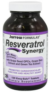 Jarrow Formulas   Resveratrol Synergy   120 Tablets