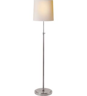 Thomas Obrien Bryant 1 Light Floor Lamps in Antique Silver TOB1002AS NP