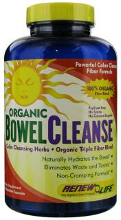 ReNew Life   Organic Bowel Cleanse   150 Vegetarian Capsules