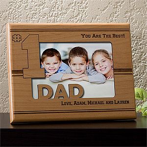 Personalized Picture Frames   Number One Dad