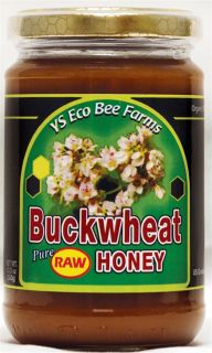 YS Organic Bee Farms   Buckwheat Pure Raw Honey   13.5 oz.