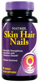 Natrol   Skin Hair Nails   60 Capsules