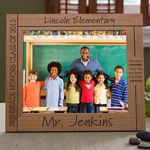 Personalized Picture Frames for Teachers   8x10   From The Class Of