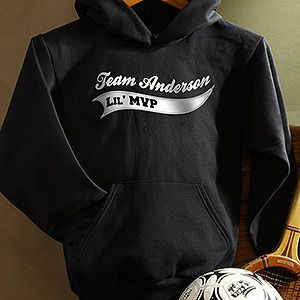 Father & Son Sports Team Kids Personalized Sweatshirt