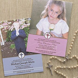 Photo First Communion Invitations   Special Day