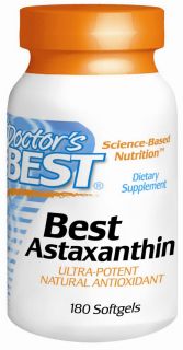 Doctors Best   Best Astaxanthin 6 mg.   180 Softgels
