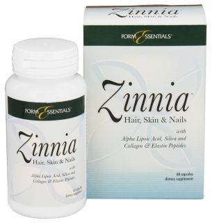 Form Essentials   Zinnia Hair, Skin & Nails   60 Capsules